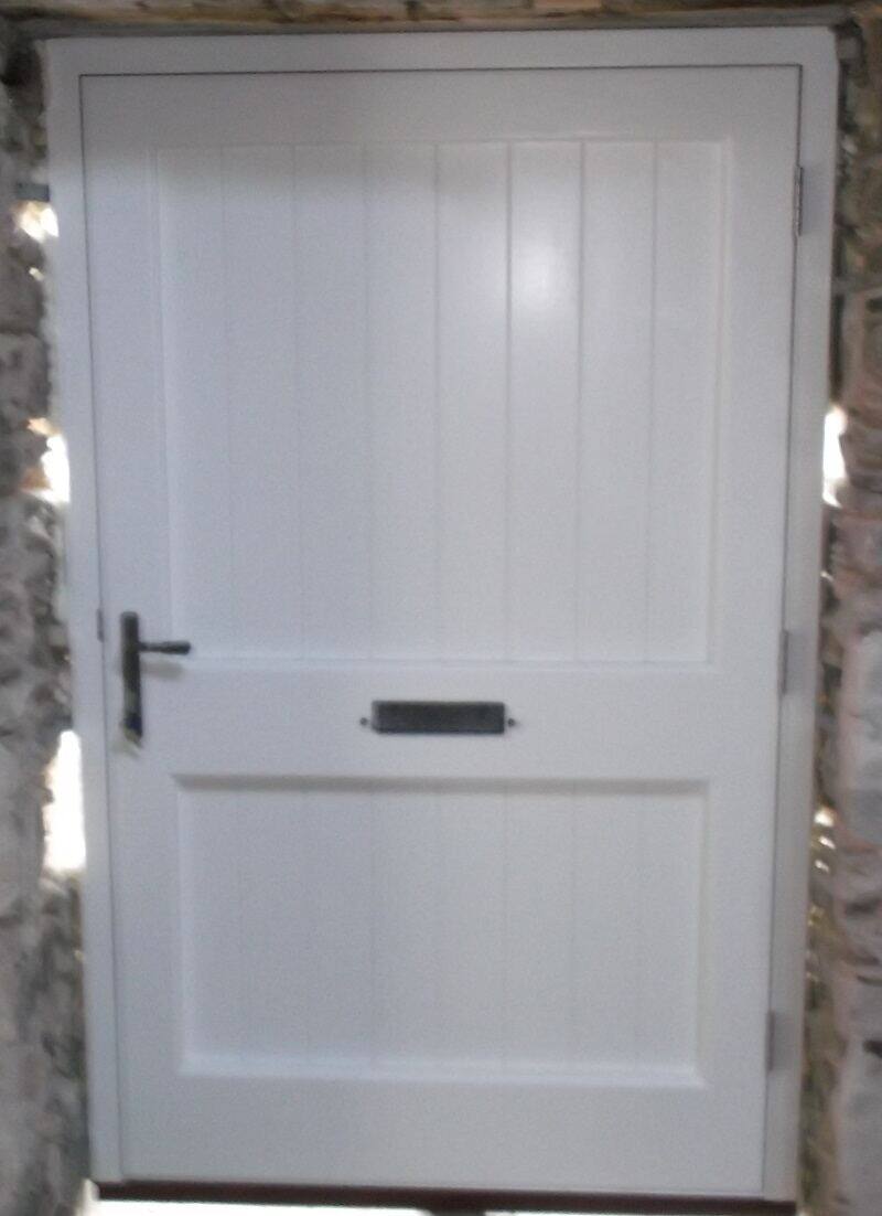 Converted barn false doors, Barn conversion