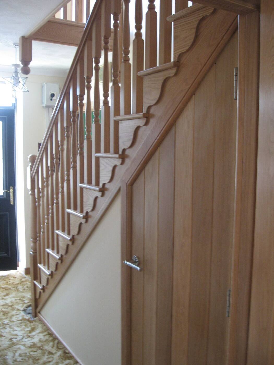Staircase, skirtings, architraves and doors, Cwm Bach