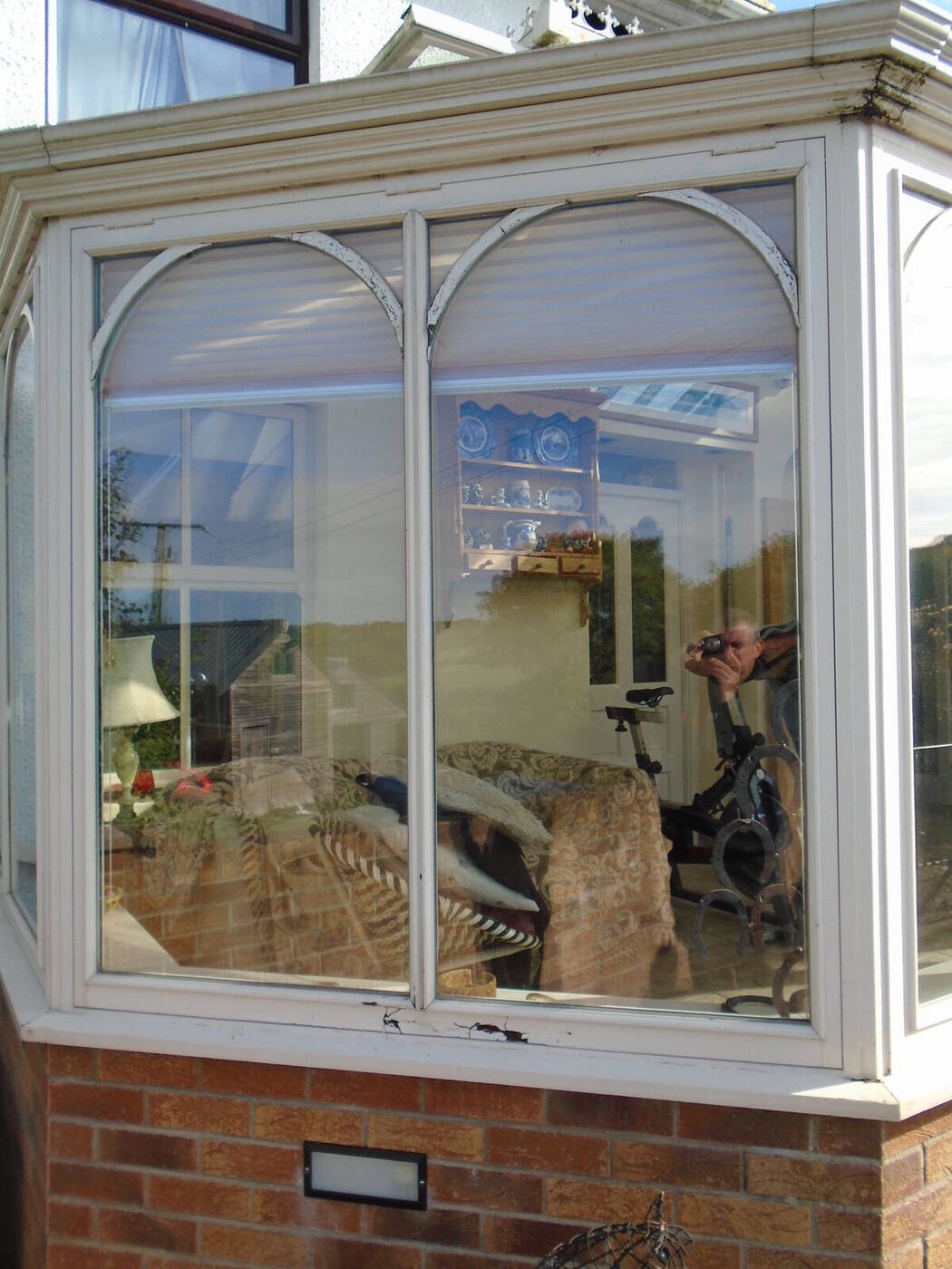 New conservatory, Aberporth, Ceredigion
