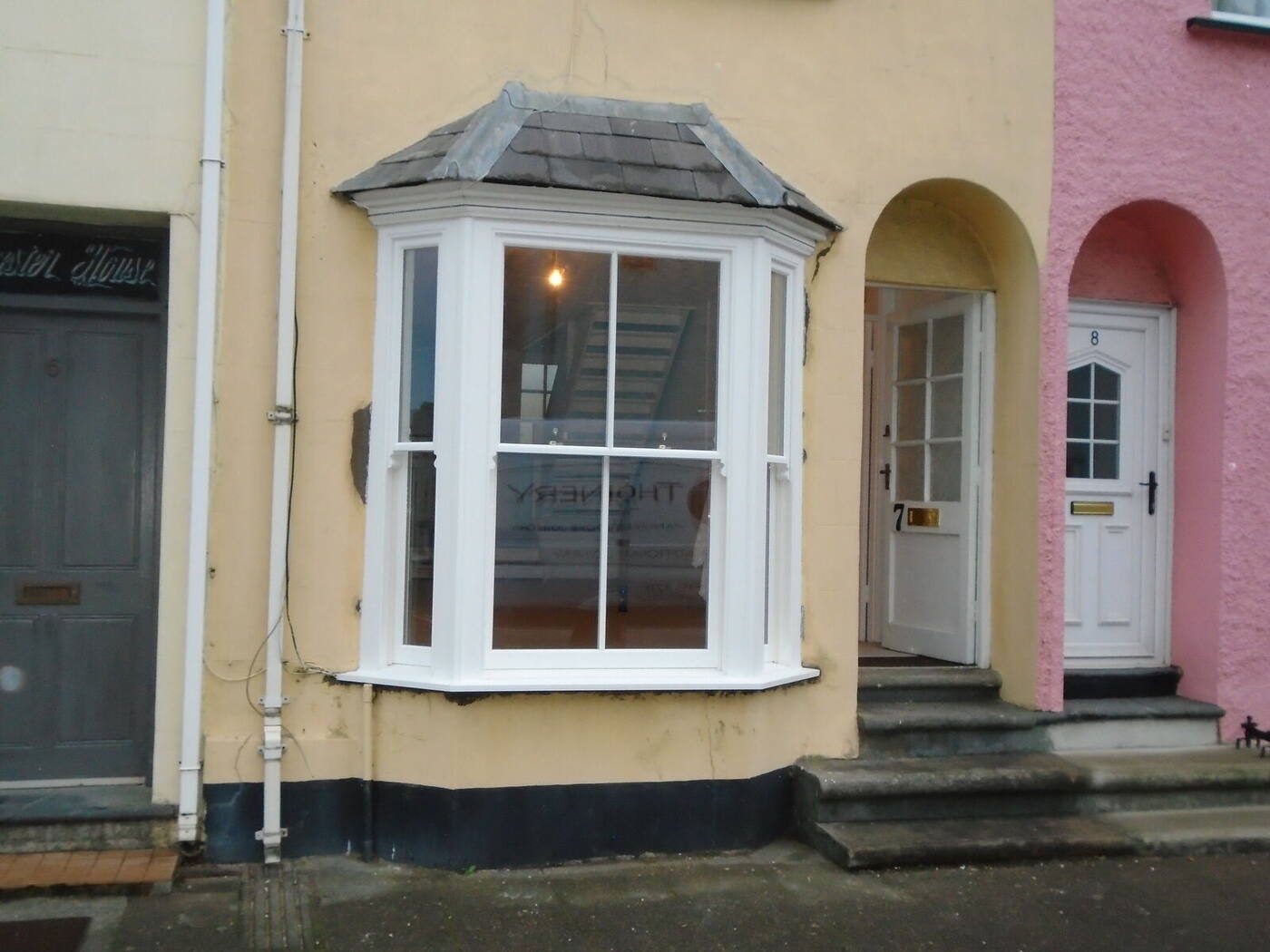 Accoya sliding sash windows in Pembroke