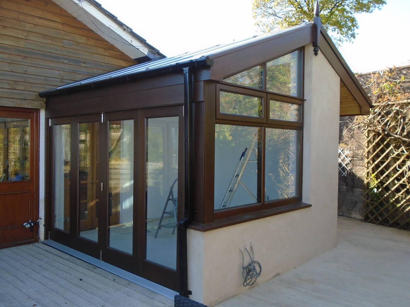 Timber conservatory replacing uPVC, Saundersfoot, Pembrokeshire