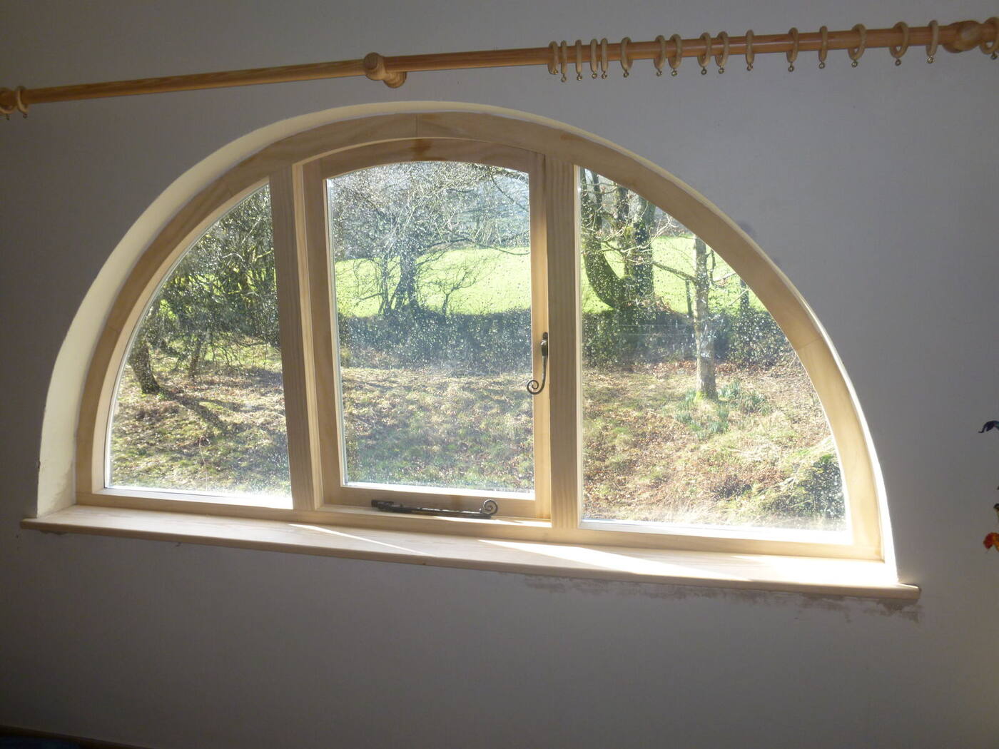 Curved arch window, Bespoke shaped window