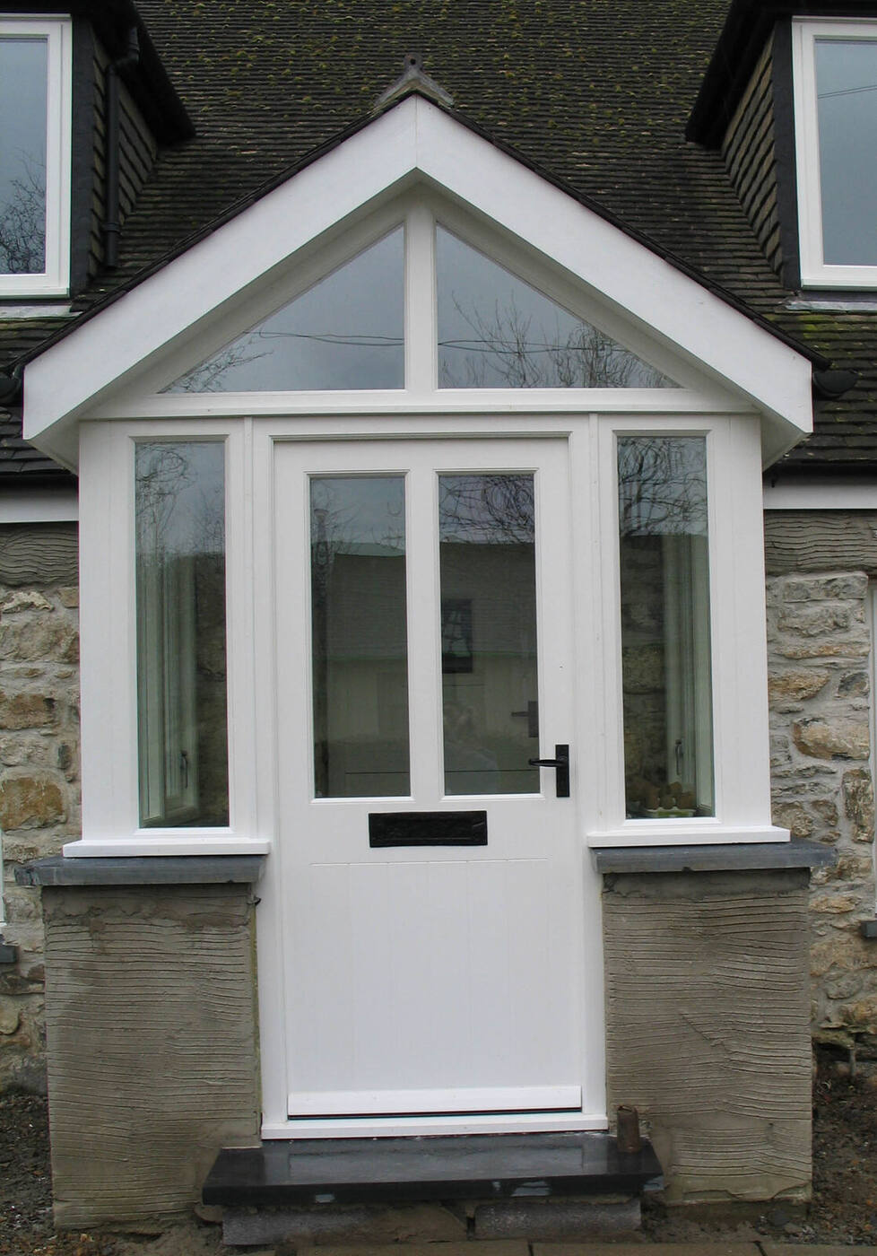 Door and porch, Dolwerdd, Newport, Pembrokeshire